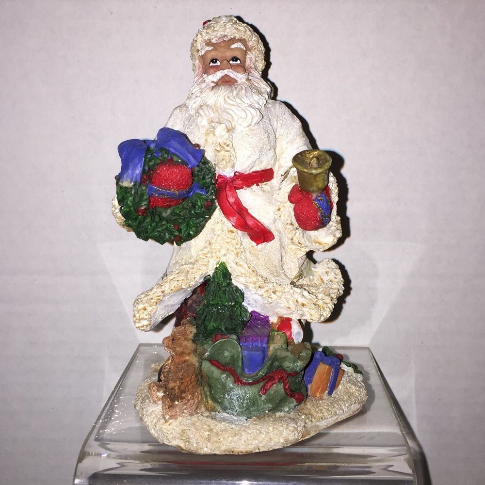 Santa Figurine Resin Christmas Collectible
